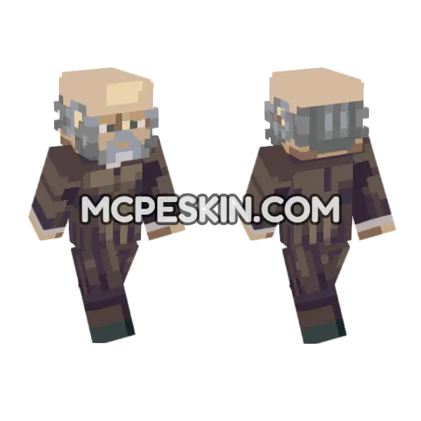 Dario Brando Skin Minecraft Bedrock skin, front and back