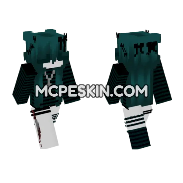 Dark Academia Student, front and back