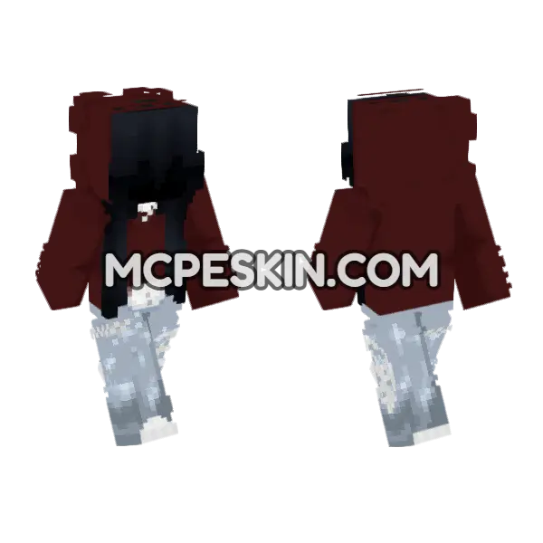 Dark Academia Witch, front and back