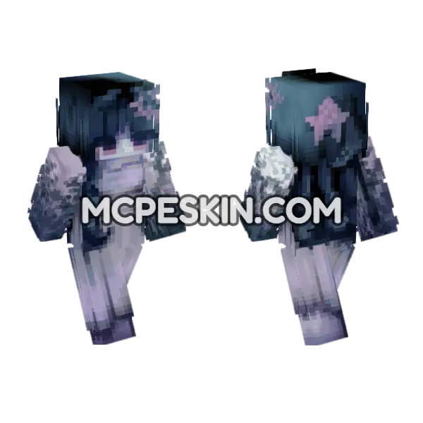 Dark Angelic Figure, front and back
