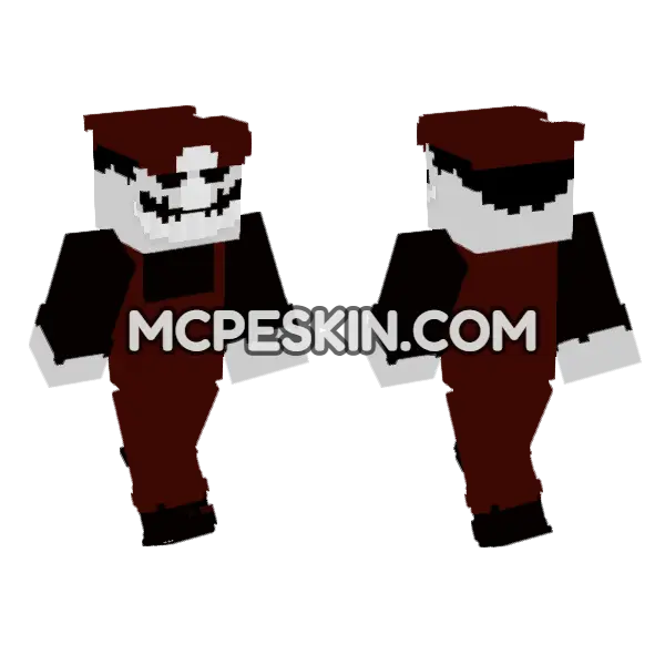 Dark Brown Foxy, front and back