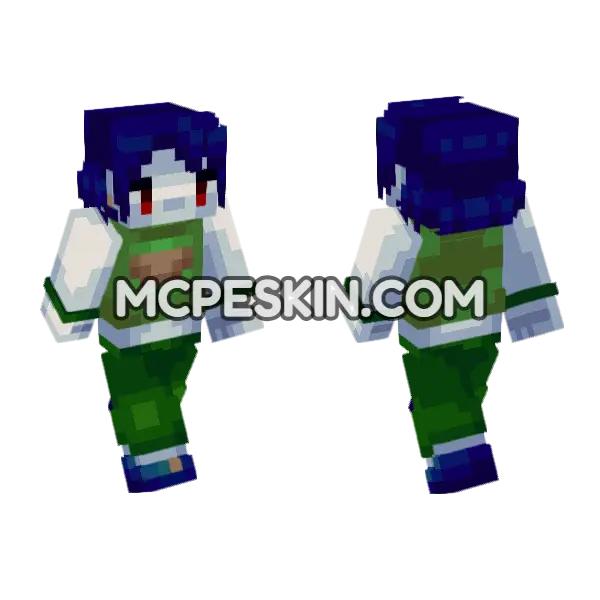 Dark Creature Skin Minecraft Bedrock skin, front and back