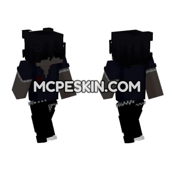 Dark Eboy Outfit, front and back