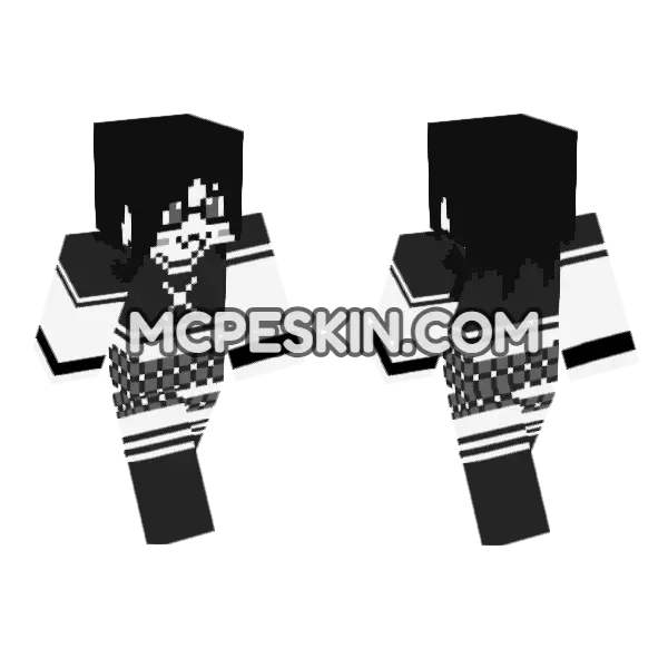 Dark Hockey Jersey, front and back