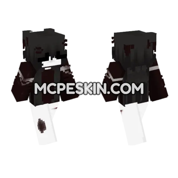 Dark Hooded Figure, front and back