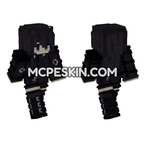 Dark Hooded Figure, front and back