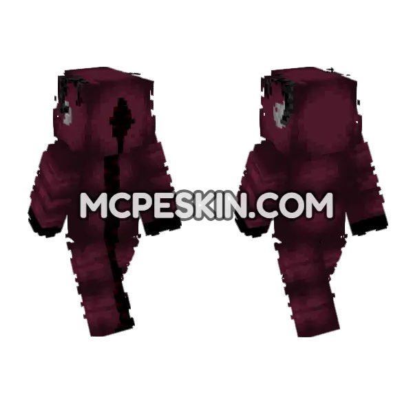 Dark Hooded Figure, front and back