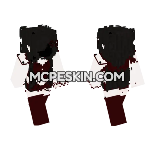 Dark Hooded Figure, front and back
