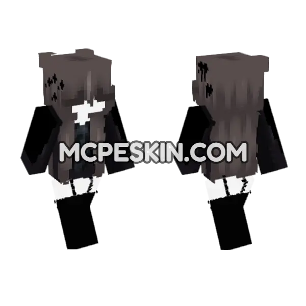 Dark Hooded Figure, front and back