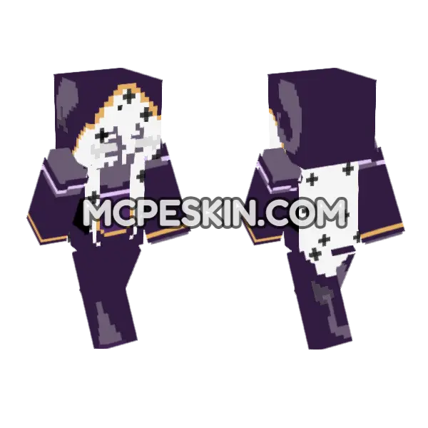 Dark Hooded Figure, front and back