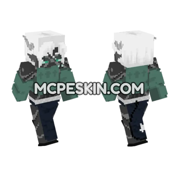 Dark Hooded Figure, front and back