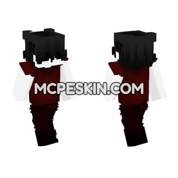 Dark Hooded Figure, front and back