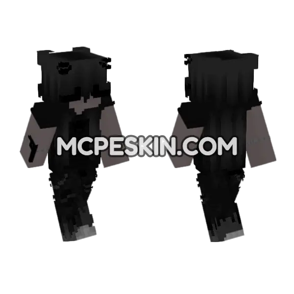 Dark Hooded Figure, front and back
