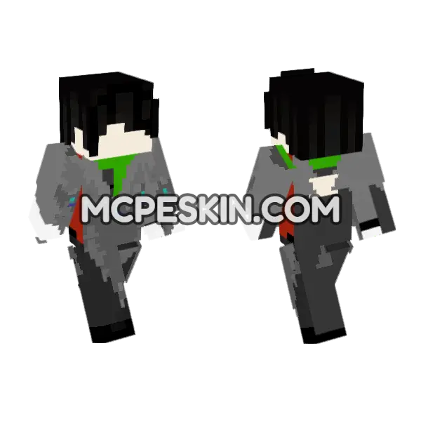 Dark Knight Armor, front and back