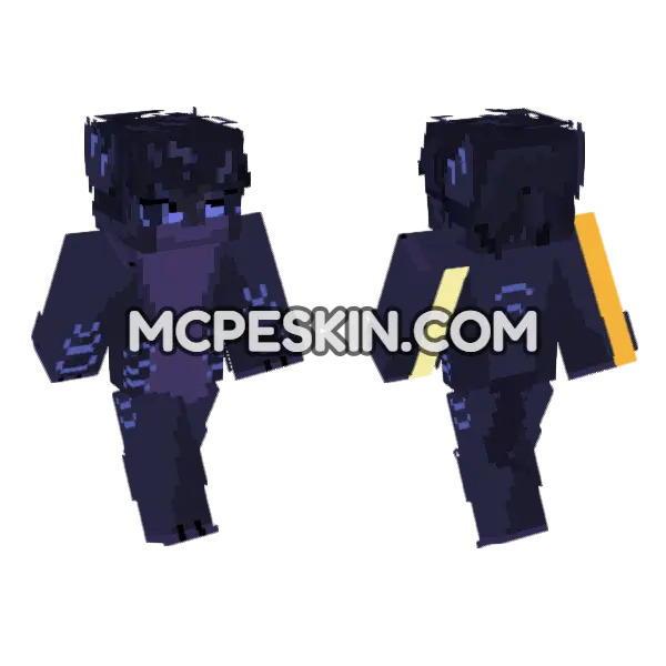 Dark Mage Outfit, front and back