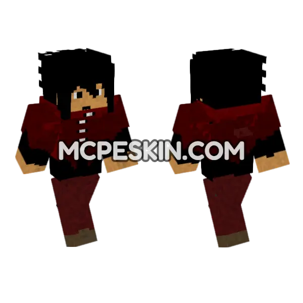 Dark Robed Figure, front and back