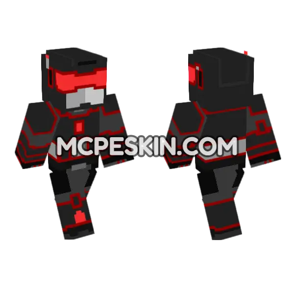 Dark Soldier Uniform, front and back