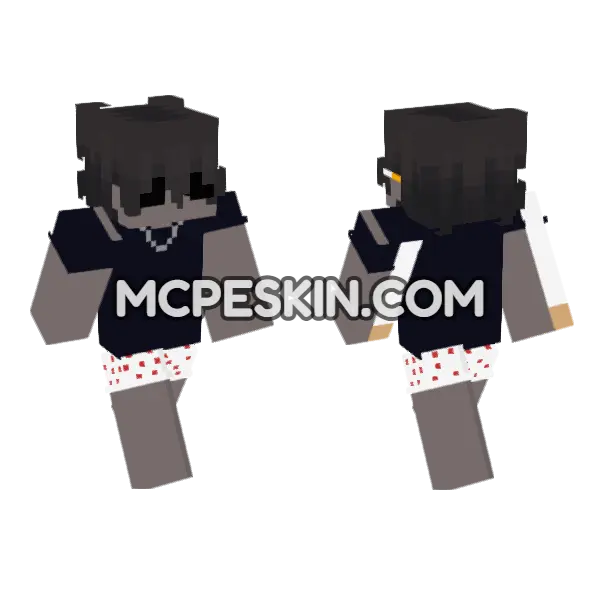 Dark Uniformed Officer, front and back