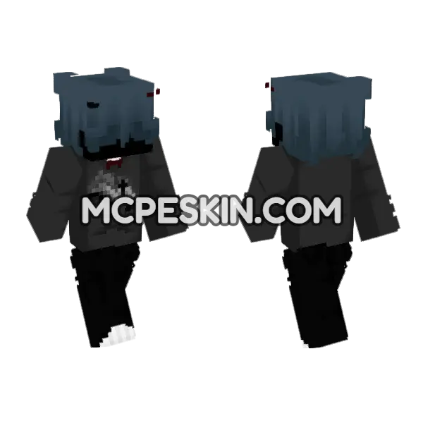 Dark Wolf Warrior, front and back