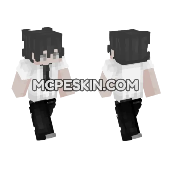 David Skin Minecraft Bedrock skin, front and back