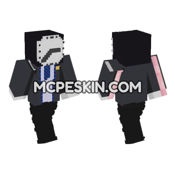 Davocinc S Pfp Skin Remade Minecraft Bedrock skin, front and back