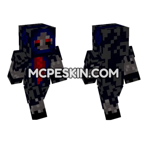 Dead Man Minecraft Bedrock skin, front and back