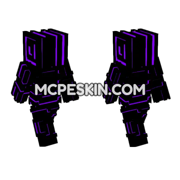Deadzone Skin Minecraft Bedrock skin, front and back