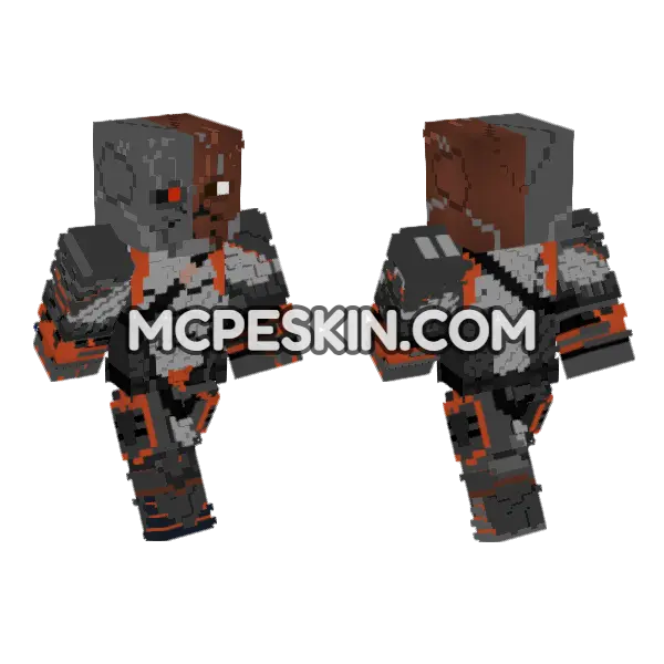 Deathstroke Armor, front and back