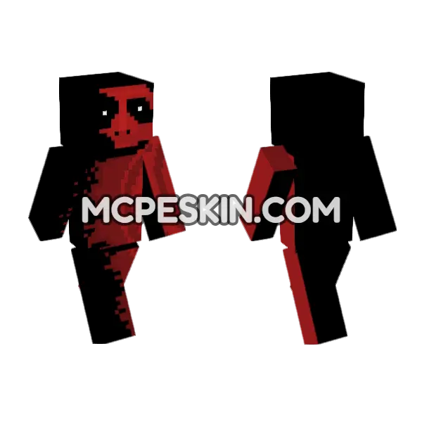 Deep Gaze Skin Minecraft Bedrock skin, front and back
