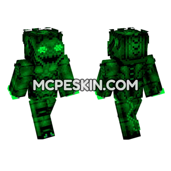 Deep Nightmare Green, front and back