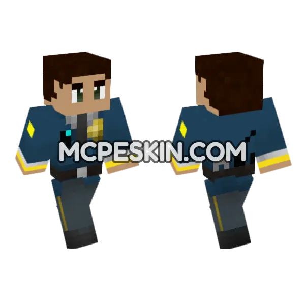 Detective Barry Barnes Uniform, front and back
