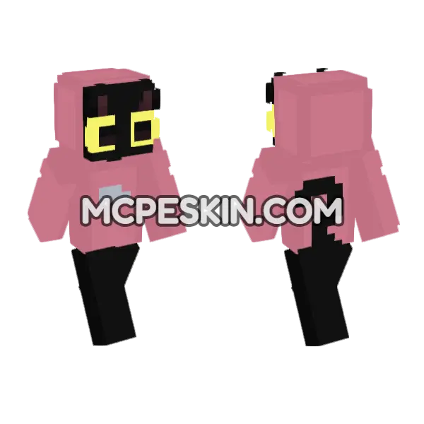 Dino Skin Minecraft Bedrock skin, front and back