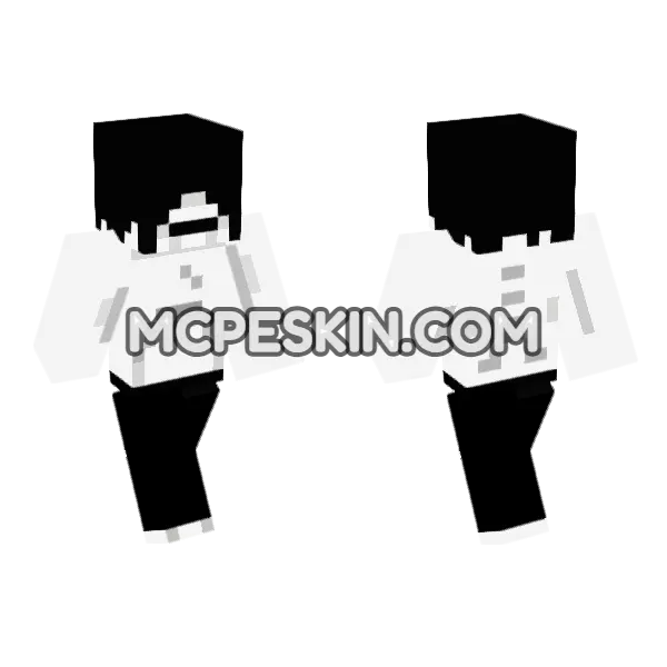 Dishwasher Minecraft Bedrock skin, front and back