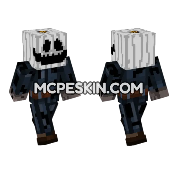 Distorted White Pumpkin, front and back