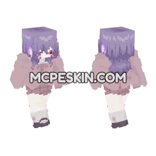 Ditto Joelho Ralado Minecraft Bedrock skin, front and back