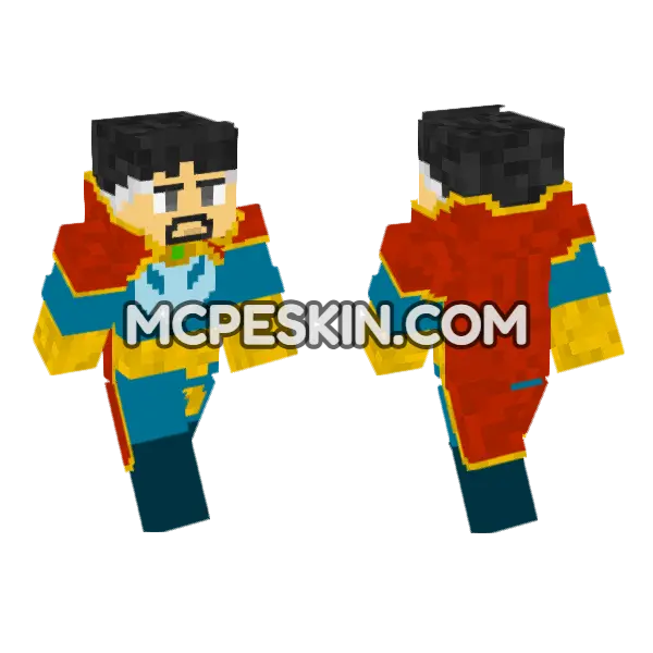 Doctor Strange MCU, front and back