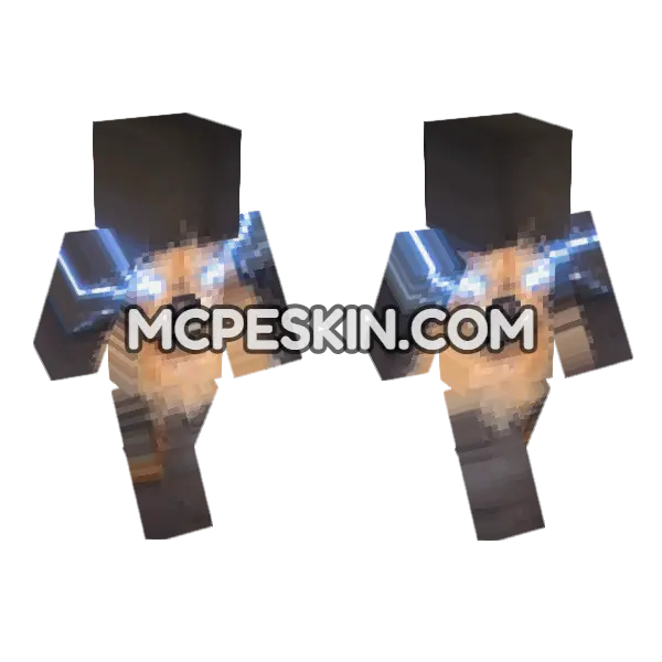 Dog 5 Minecraft Bedrock skin, front and back