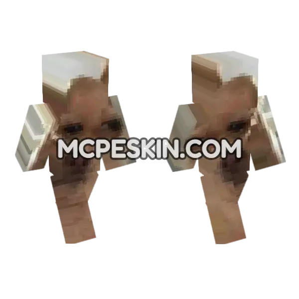 Dog 6 Minecraft Bedrock skin, front and back