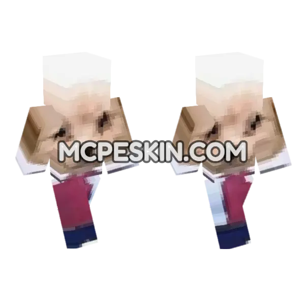 Dog 7 Minecraft Bedrock skin, front and back