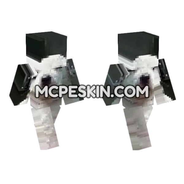 Dog 7 Minecraft Bedrock skin, front and back