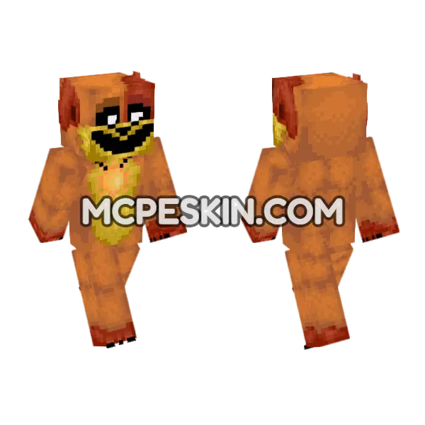 Dogday Ch4 Minecraft Bedrock skin, front and back