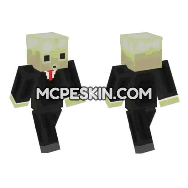 Dononoob Revised Minecraft Bedrock skin, front and back