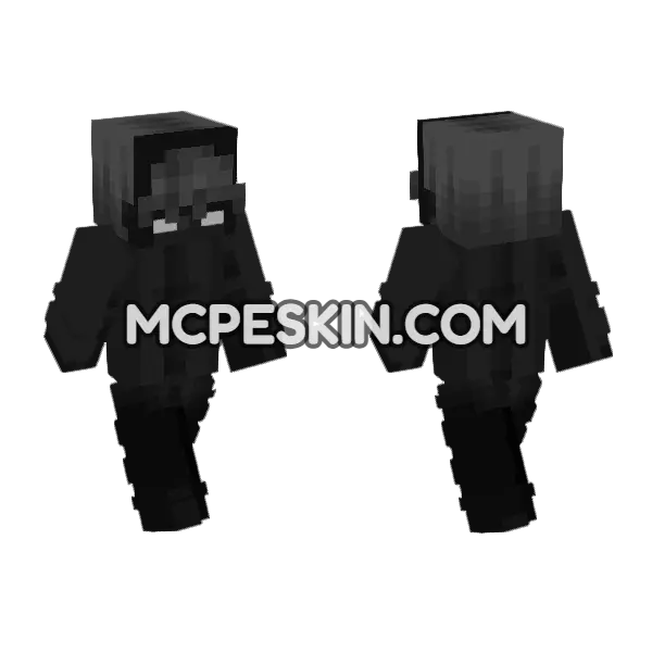 Dont Fall Skin Minecraft Bedrock skin, front and back