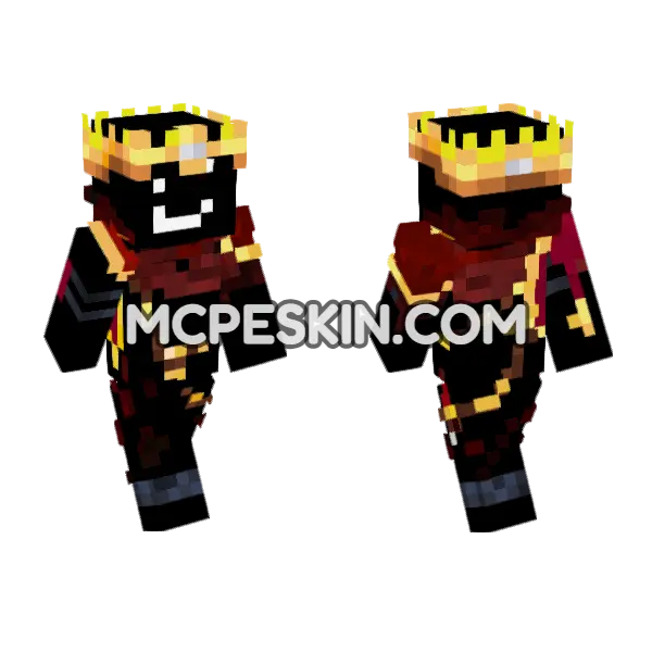 Dragonmc Skin Minecraft Bedrock skin, front and back