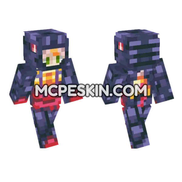 Dragula Skin Minecraft Bedrock skin, front and back