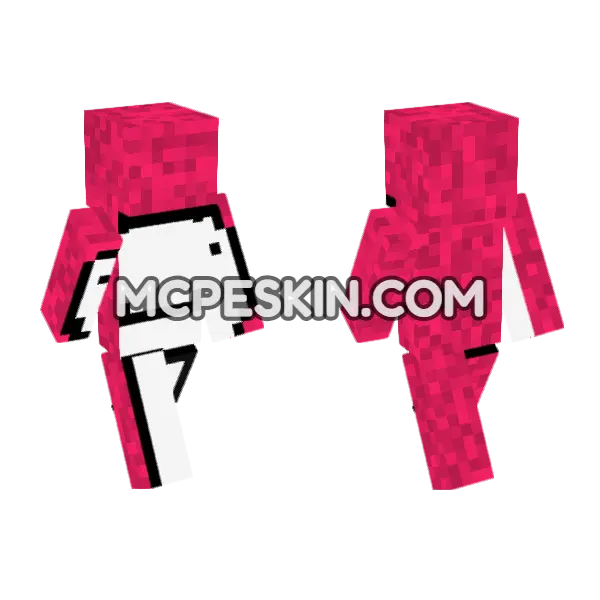 Dream 10 Minecraft Bedrock skin, front and back