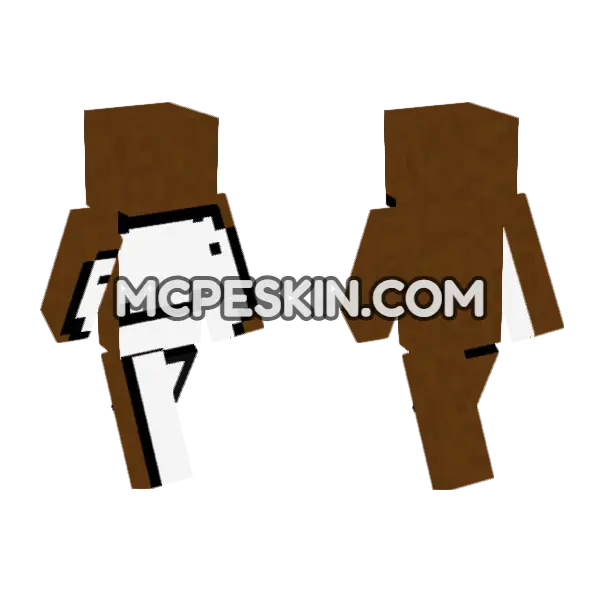 Dream 14 Minecraft Bedrock skin, front and back