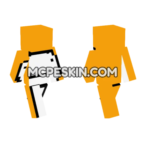 Dream 15 Minecraft Bedrock skin, front and back