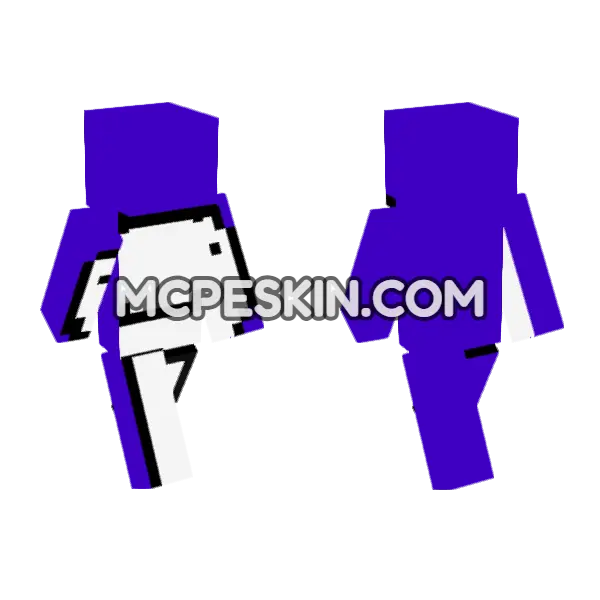 Dream 19 Minecraft Bedrock skin, front and back