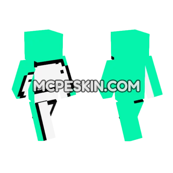 Dream 20 Minecraft Bedrock skin, front and back